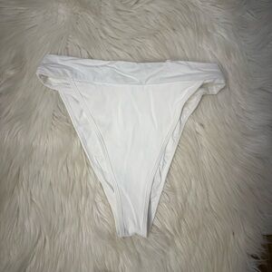 [L*Space] NWT Classic White Bikini Bottom - Size Large